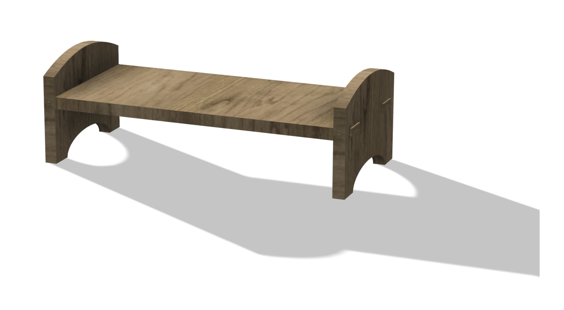 Modern Dog Crate End Table - Professional woodworking plan